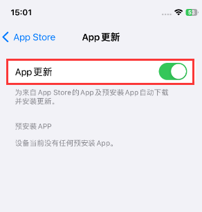 平果苹果15维修中心如何让iPhone15APP自动更新